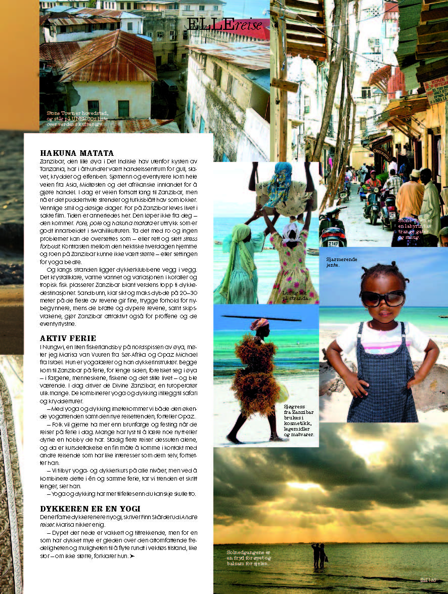 Elle Magazine Norway -Yoga Zanzibar_Page_2