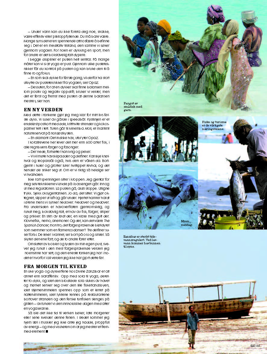 Elle Magazine Norway -Yoga Zanzibar_Page_4